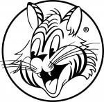 Tiger Head Logo (black & white) 