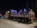 Giant Tiger stores from Orleans, Ont., spread cheer at the Orleans Santa Parade of Lights. 