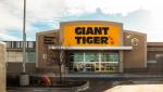 The front exterior of the Giant Tiger Vaughan, Ont. store is displayed.